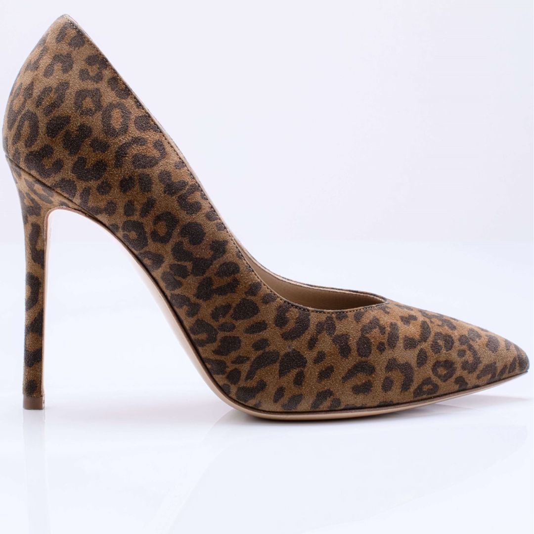 Gloriellas Stilettos Wild Leo leofarbene Pumps leofarbene High Heels bequeme High Heels