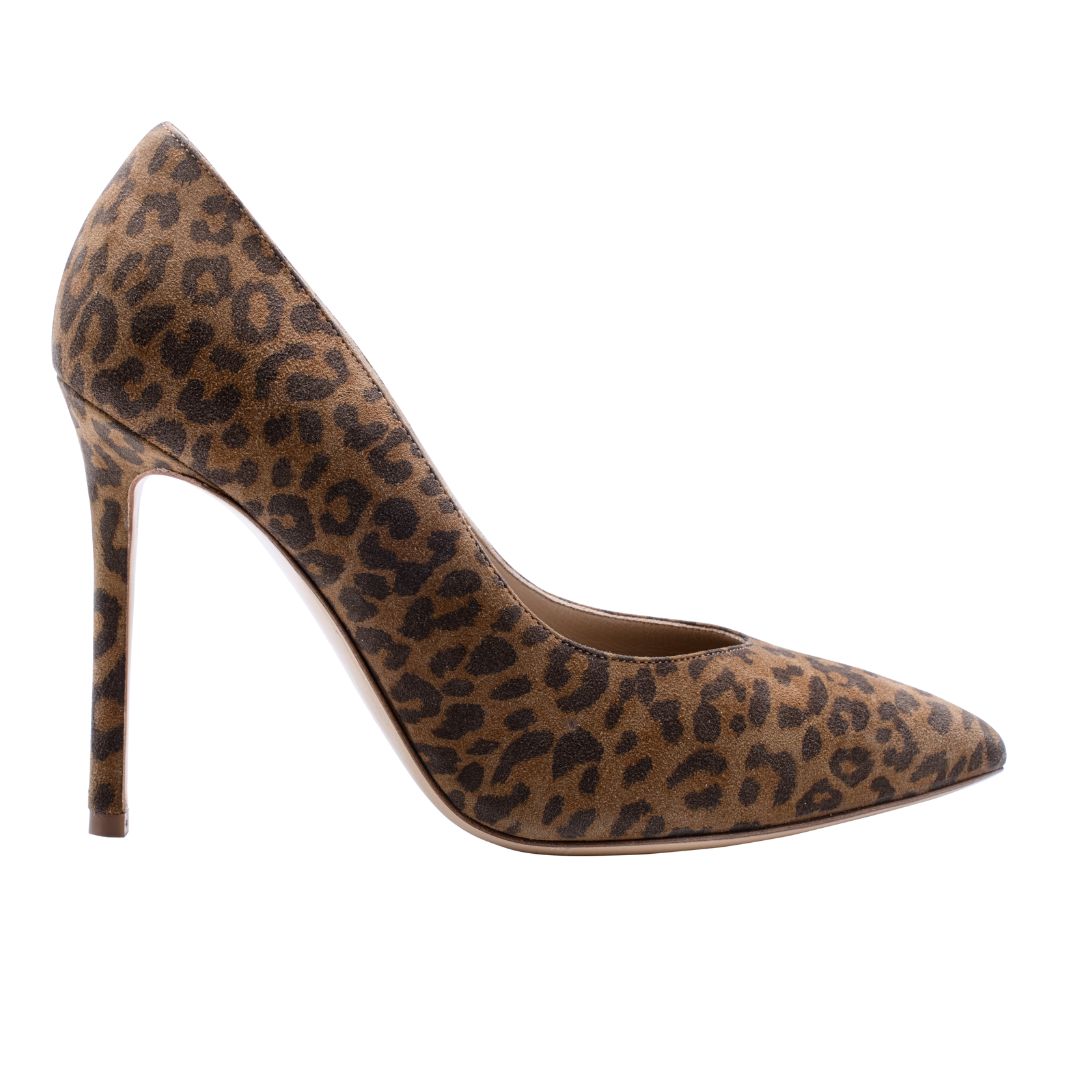 Gloriellas Stilettos Wild Leo leofarbene Pumps leofarbene High Heels bequeme High Heels