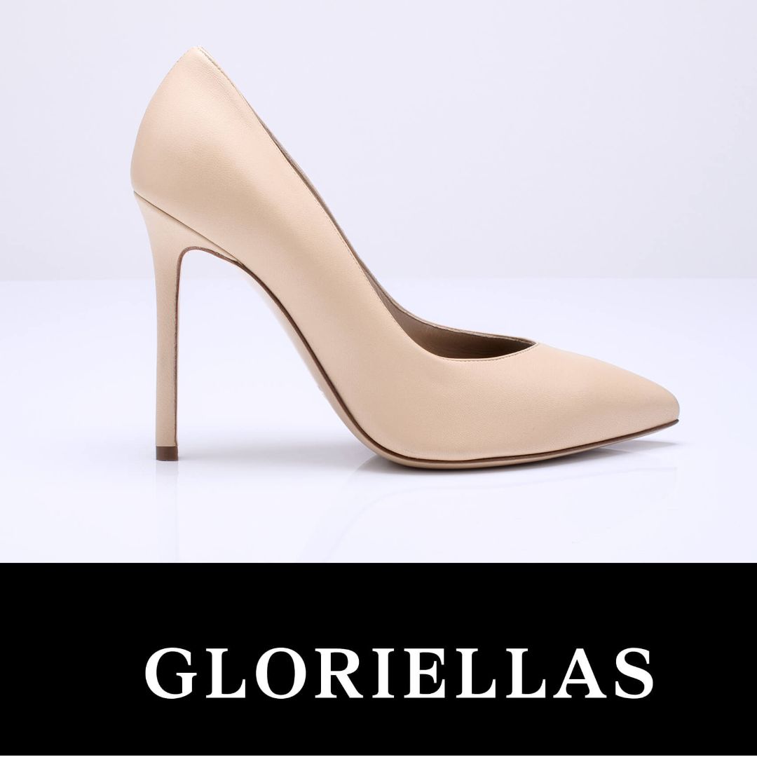 Gloriellas Stilettos Harmonie beige Pumps bequeme High Heels beige hohe Schuhe