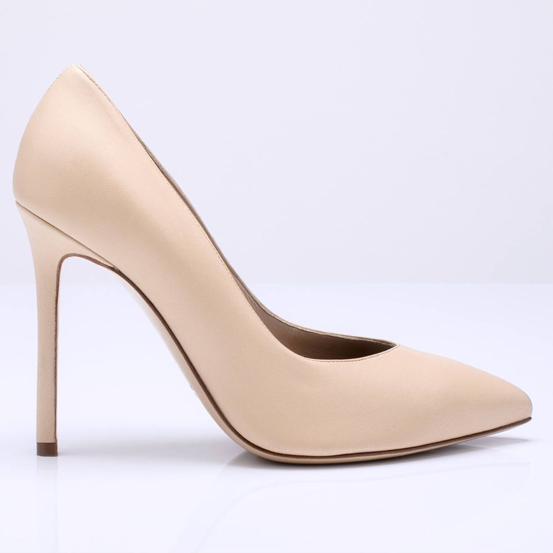 Gloriellas Stilettos Harmonie beige Pumps bequeme High Heels beige hohe Schuhe